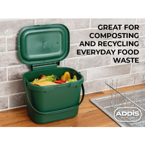 Addis Addis Everyday Kitchen Food Waste Compost Caddy Bin - 4.5 Litre 2