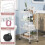APEXCHASER 4-Tier Rolling Cart - Easy Assemble Mobile Storage Trolley 3