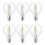 36Pcs G40 Led Replacement Light Bulbs, E12 Screw Base Shatterproof LED Globe Bulbs for Solar String Lights Warm White 3
