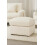 jumbo cord fabric essential footstool large size (Cream) 2
