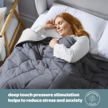Silentnight Restore Cooling Weighted Blanket 68kg Heavy Stress Insomnia An