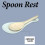 Apollo Ceramic Spoon Rest Utensil Holder 10