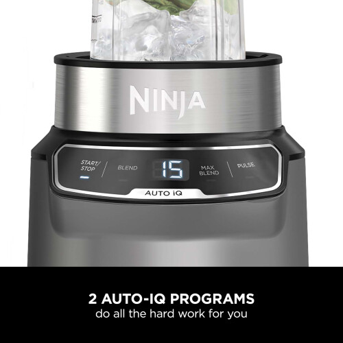 Ninja Ninja Blender with Auto-iQ - Blend in Cup - One Touch Controls 1