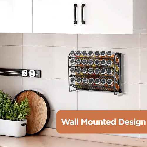 CHARMDI Spice rack，4 Tier Spice Rack Free Standing Spice Rack 1