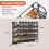 CHARMDI Spice rack，4 Tier Spice Rack Free Standing Spice Rack 6