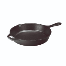 Lodge Pre-Seasoned Cast Iron Skillet for Indoor and Outdoor Use. Induction Frying Pan. Oven, Grill and Metal Utensil Safe Skillet Frying Pan with Pou