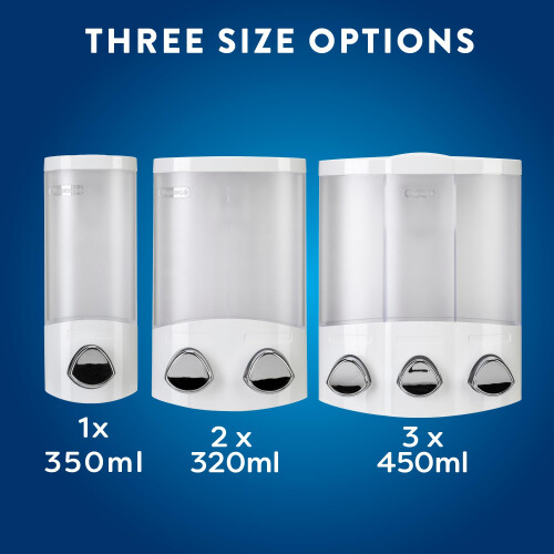 Croydex Croydex Wall Mounted Soap Dispenser - Eliminates Shower Clutter 1