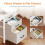 Coleshome Computer Desk with Drawers 4