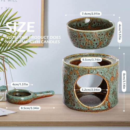 WD&CD Wax Melt Ceramic Oil Burner Aroma Diffuser Essential Oil Burner 1