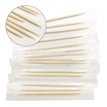 BLUE TOP Wood Bamboo Individually Cello Wrapped Toothpicks 2.5Inch