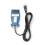 2X for  K DCAN K+CAN FTDI Chip for  OBD2 Auto Car Diagnostic Tools OBD 2 Scanner  USB Interface Cable 7