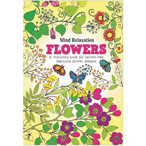 Martello Pattern/Flowers Adult Colouring Books 1