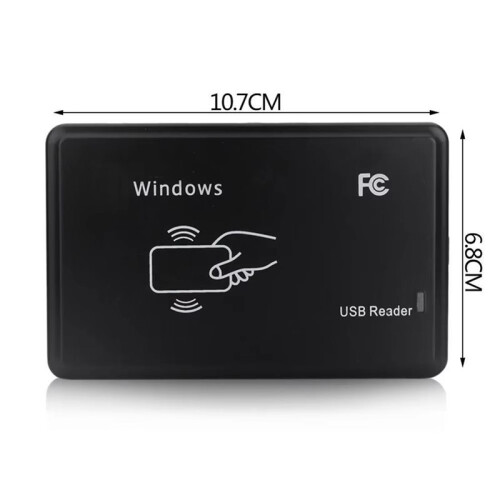 2X USB RFID Reader 125khz EM4100 ID Contactless Sensitivity  Card Reader TK4100 Support Window System Linux 2