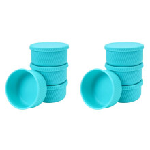 8Pcs Air Fryer Egg Poacher,Air Fryer Egg Mould, Ramekins for Air Fryer, Easy to Clean, for Fried Egg Muffin Sandwiches