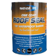 5L Seal It One Liquid Membrane Coat Roofing Black