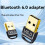 2X USB  6.0 Adapter BLE Music Audio Receiver Transmitter for  Speaker Keyboard Mouse Headphone Printer 3