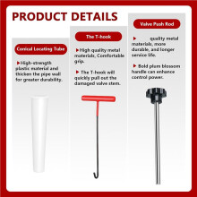 2X Quick Change Tire Valve Tool Kit, Tire Valve Stem Core Replacement Tool Kit, Perfect Tool for Replacing Leaking Valve