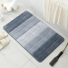 (Blue) Elegance Bathroom Rugs Non Slip Ultra Soft Bath Mat Quick Drying and Water Absorbent Bath Carpet for Bedroom Floor Living Room