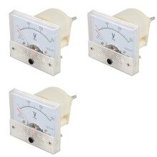 3X 85L1 Voltmetro del Misuratore del Pannello 'Ago Analogico Ac 0-300V
