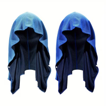 (Sky Blue Royal Bule) 2Pack Quick Dry Cooling Towels Women Breathable Absorbent Wrap Neck Face Perfect Sports Camping Fitness Cycling Running Fishing