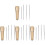 4 Sets Copper Awl Leather Tool Awls Tools Sewing for Repairing Quick Craft Drillable 1