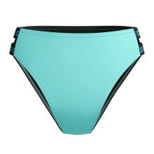 (16 UK, Arctic Glass) Speedo Womens/Ladies Logo High Waist Bikini Bottoms