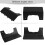 Black Bumper Tow Cover Land Rover Discovery 2