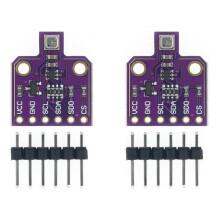 2 Peças BME680 Sensor de Pressão de Umidade de Temperatura Digital CJMCU-680 Placa de Desenvolvimento de Módulo de Alta Altitude