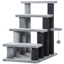 Kattentrap met speelbal en jute platform, voor oudere katten