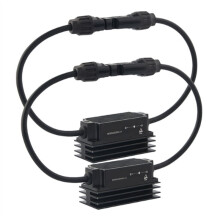2 Pcs Outdoor Waterproof 55Amp 2000V Solar Connector Style Solar Panel in- Diode Connector IP67 for Combiner Box