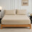 Imperial Rooms (Super King, Beige) 30cm Deep Brushed Microfiber Fitted Bed Sheet - 200TC Extra Deep Pocket Hotel Quality Durable Fitted Sheets 2