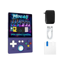 MINI40 Open-Source Game Console 4.0Inch IPS Screen 18000+ Games 30+ Emulator Portable Retro Game Console with 64G Card B