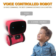 Robot Toys for Boys and Girls, Touch & Voice Control Talking Robot, Interactive STEM Partner Gift for Kids 3+