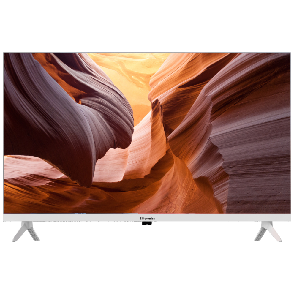 Emtronics 32" Inch Hd Ready 720P Led Tv With 3X Hdmi And 2X Usb Port - White