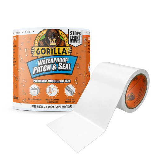 Gorilla Gorilla Waterproof Patch & Seal Tape White 3m