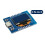 ESP32-C3 Development Board with 0.96 Inch OLED Display, WiFi  IoT Module Ceramic Antenna Yellowblue 4