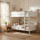 Noa and Nani Minna Space Saving Bunk Bed with Storage Units in White 1