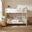 Noa and Nani Minna Space Saving Bunk Bed with Storage Units in White 3