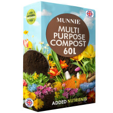 Munnie 60L Multi-Purpose Compost Soil Bag – Eco-Friendly Seed Compost for Outdoo