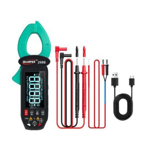 2X WinAPEX 268B Intelligent Large Screen AC- Leakage Meter 600MA-60A Multi-Function Leakage Current Meter 1