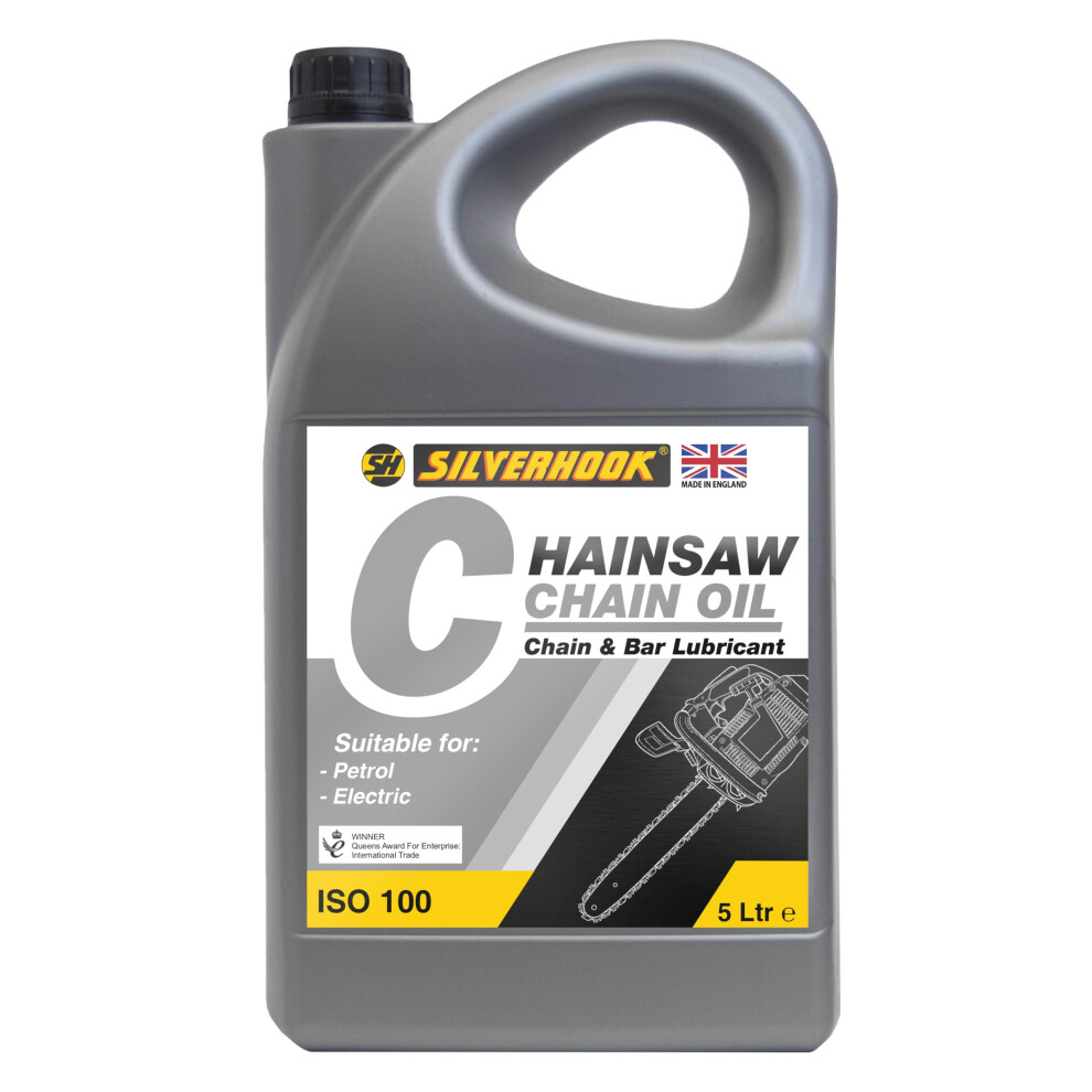 Silverhook Chainsaw Oil, Iso 100, 5 Litre 5008755193089