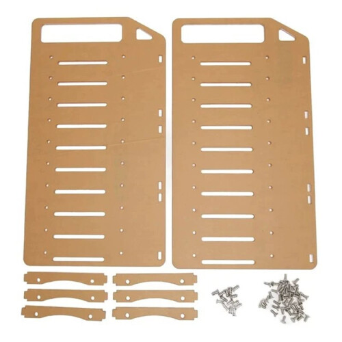 10 Layer Hard Disk Rack Hard Disk Cage Expansion Bracket 3.5 in Desktop Transparent Acrylic Hard Disk Box Rack Shelf