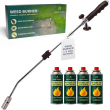 Green Haven Electric Weed Burner | 4 Butane Gas Canisters - Auto Ignition