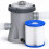 Bestway Bestway 330gal Filter Pump for Above Ground Pool, Complete Filter System for Pool 1
