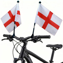 YESAH 2P England Bicycle/Motobike Flags for World Cup 2026,4"x6" St George's Cro