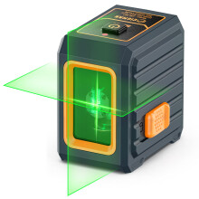 CIGMAN Green Laser Level with Self-Levelling and Manual Modes, 30m Range (Pulse Mode Extend 50m with Receiver), 4 Brightness Levels, 0.3mm/m High Pr