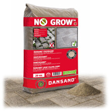 Dansand No Grow Kiln Dried Sand for Block Paving 20kg | Patio Joint Gap Filler with Weed Inhibitor | Jointing Silica Sand for Pavers, Driveways & Sla