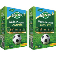 Gro-Sure 20500194 Multi-Purpose Grass Seed 10m2,Green (Pack of 2)