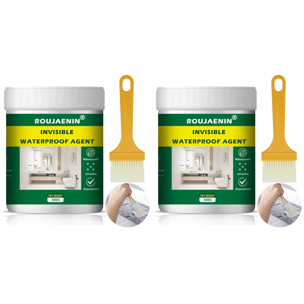 300G Invisible Waterproof Sealant, Anti-Leaking Clear Insulation Sealant Super Strong Anti-Leakage Agent, For Roof,Bathroom, Patio Sealer Outdoor, In 5007461864498
