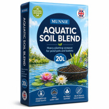 Munnie 20L Aquatic Compost Soil for Pond Plants – Nutrient Rich Aqua Soil & Pond